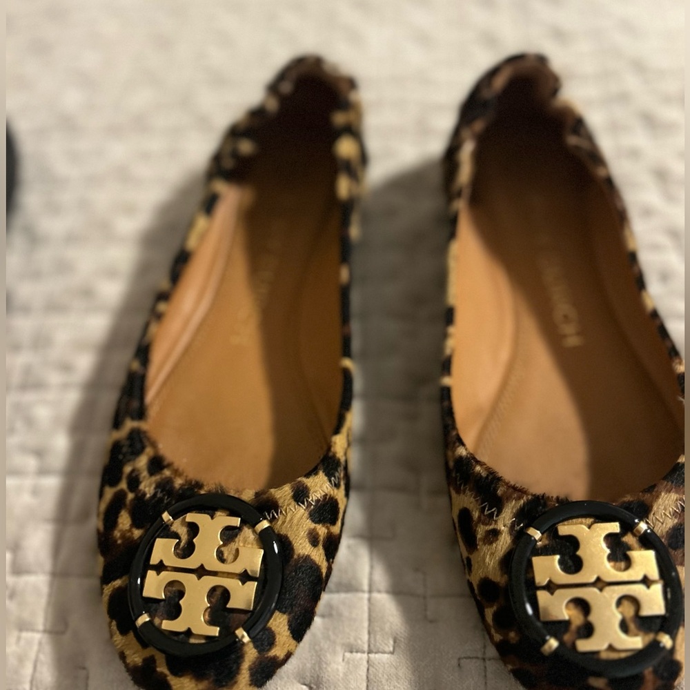 Tory Burch Leopard Print Flats